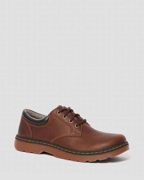 Dr Martens Pánské Polobotky Tipton Low Černé Hnědé, CZ-298356